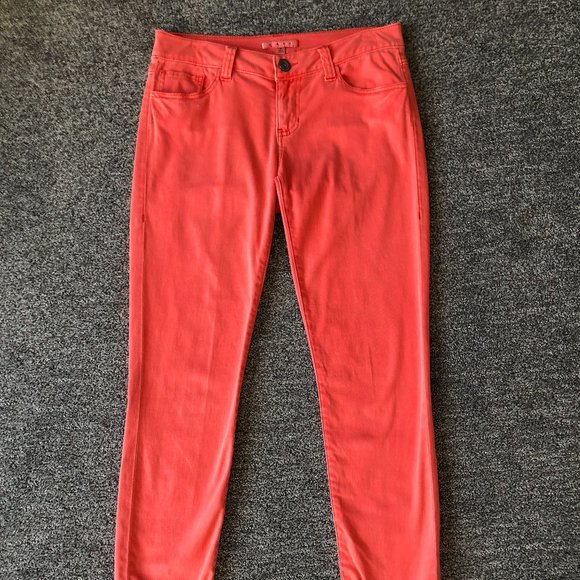 CAbi Lobster Skinny Pants Style #747 Size 4 Orange Coral - Picture 2 of 13